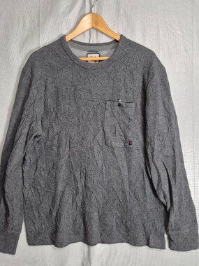 Relwen Windsurf Pocket Crew Neck Pullover Sweater size XL Thermal Long Sleeve